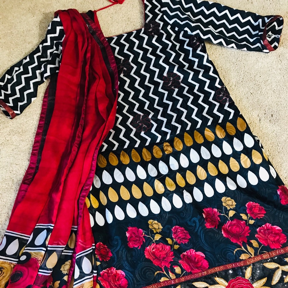 3 piece Indian salwar Kameez
